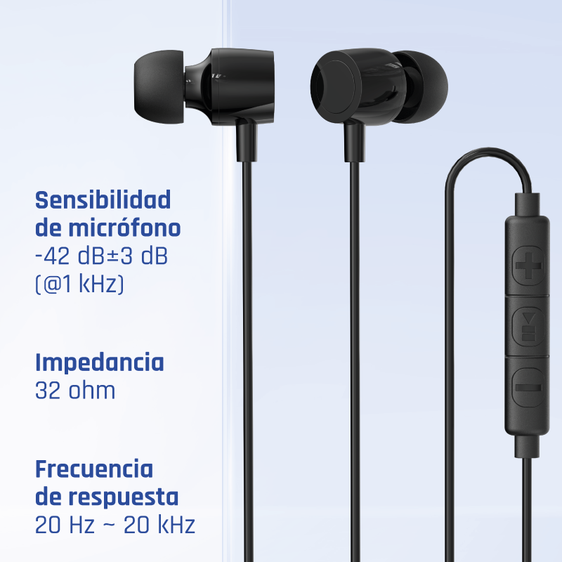 Auriculares com Microfone Intrauditivos USB Type-C Iggual 1