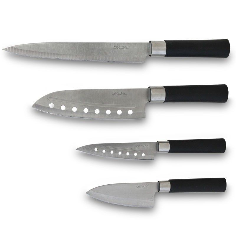 Set de 4 Facas Profissionais Cecotec Santoku 1