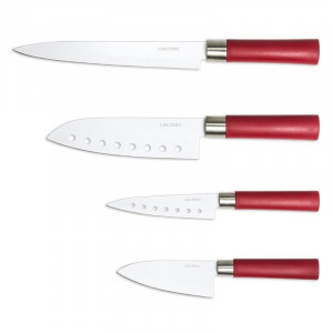 Set de 4 Facas Profissionais Cecotec Santoku Cerâmico