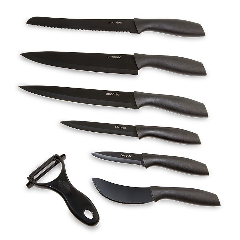 Set de 7 Facas Cecotec Titanium 1
