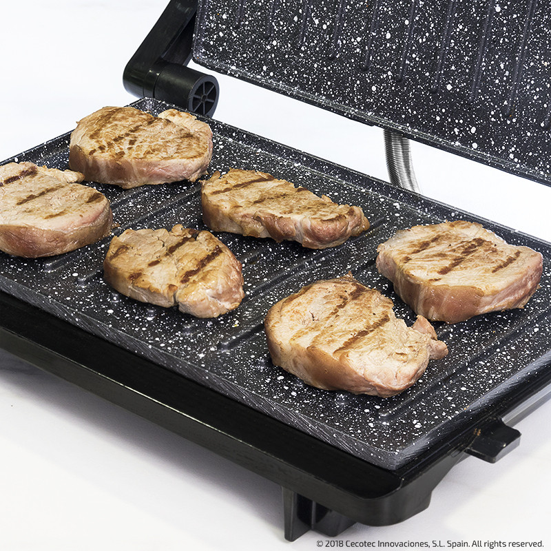 Grelhador Cecotec Rock and Grill 750 Full Open 2