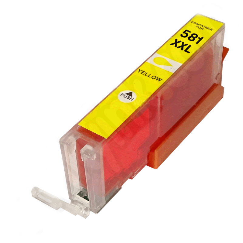 Tinteiro Canon Compatível CLI-581Y XXL Amarelo 1