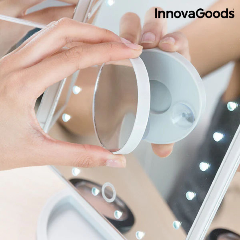 Espelho de Aumento com LED 4-in-1 Ledflect InnovaGoods 2