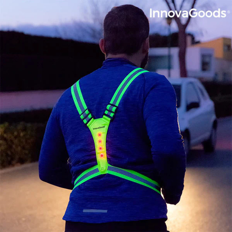 Arnés Reflectante com LED para Deportistas InnovaGoods 2