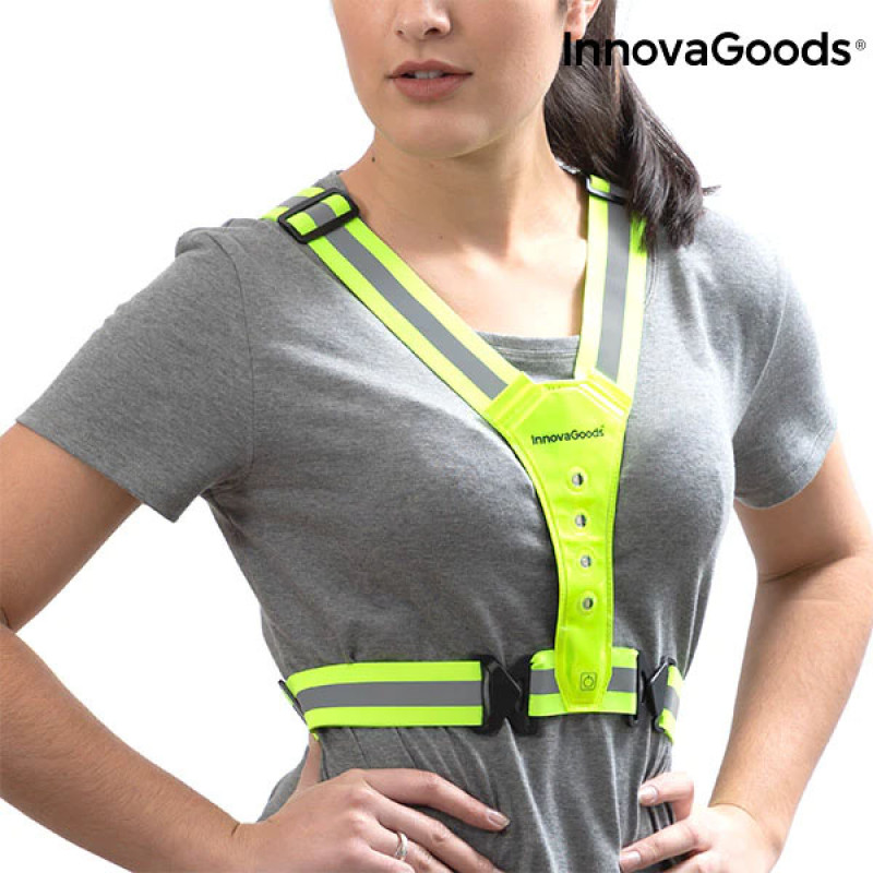 Arnés Reflectante com LED para Deportistas InnovaGoods 3