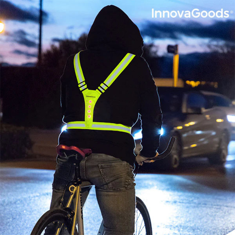 Arnés Reflectante com LED para Deportistas InnovaGoods 4