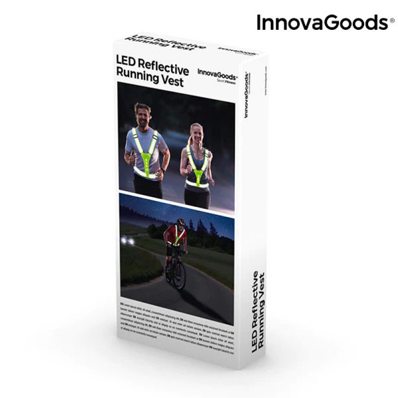 Arnés Reflectante com LED para Deportistas InnovaGoods 6