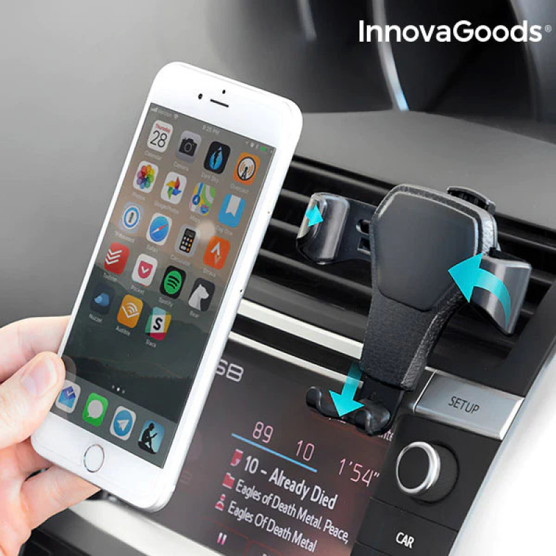 Suporte Gravitacional de Telemóveis para o Carro InnovaGoods 1