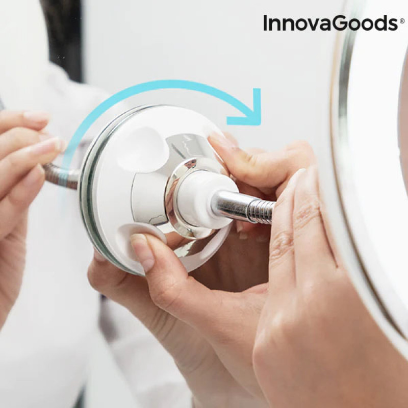 Espelho de Aumento LED com Braço Flexível e Ventosa Mizoom InnovaGoods 2