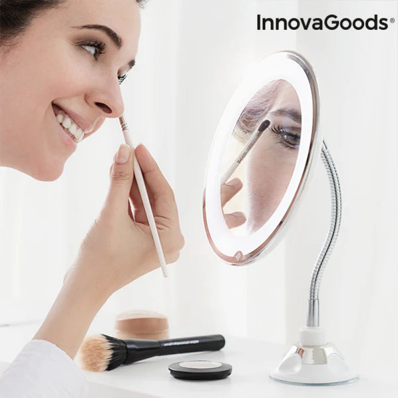 Espelho de Aumento LED com Braço Flexível e Ventosa Mizoom InnovaGoods 4