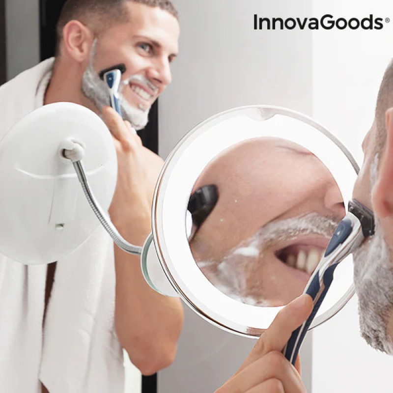 Espelho de Aumento LED com Braço Flexível e Ventosa Mizoom InnovaGoods 6