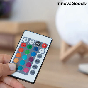 Lâmpada LED Recarregável Lua Moondy InnovaGoods