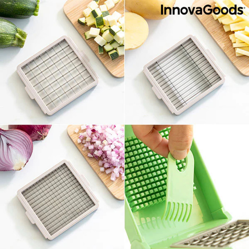 Cortador de Verduras, Ralador e Mandolina com Receitas e Acessórios 7 em 1 Choppie Expert InnovaGoods 3
