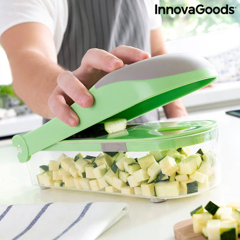 Cortador de Verduras, Ralador e Mandolina com Receitas e Acessórios 7 em 1 Choppie Expert InnovaGoods 5