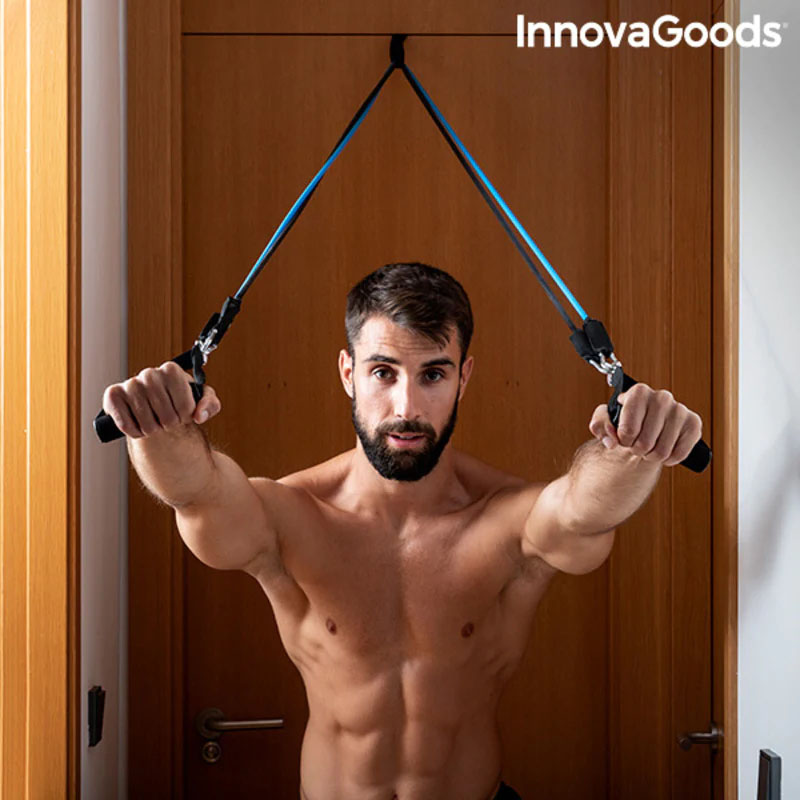 Conjunto de Elásticos de Resistência com Acessórios e Guia de Exercícios Rebainer InnovaGoods (pack de 5) 2
