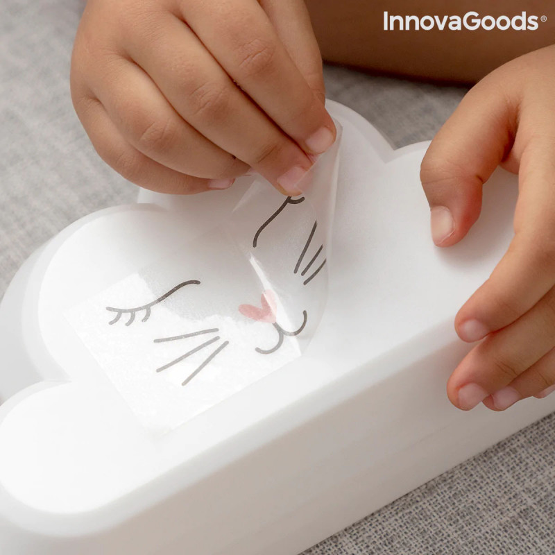 Candeeiro Projetor Arco-íris e Autocolantes Claibow InnovaGoods 3