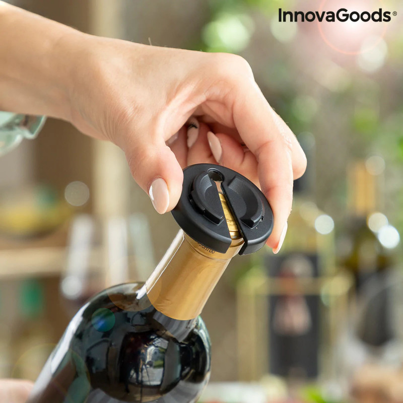 Saca-rolhas Elétrico com Acessórios para Vinho Corking InnovaGoods 5