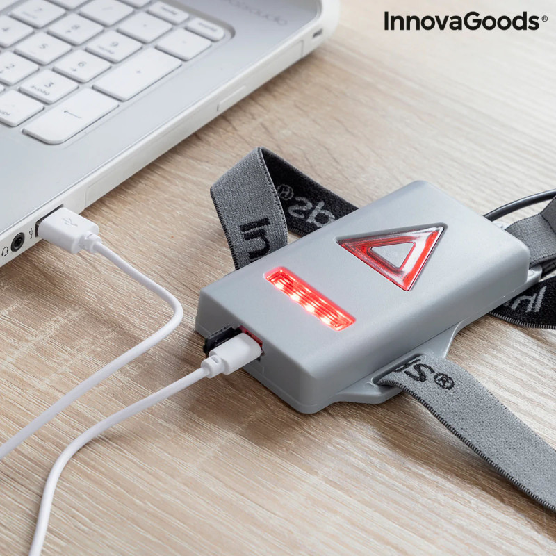 Arnês Desportivo com Luzes LED Safelt InnovaGoods 5