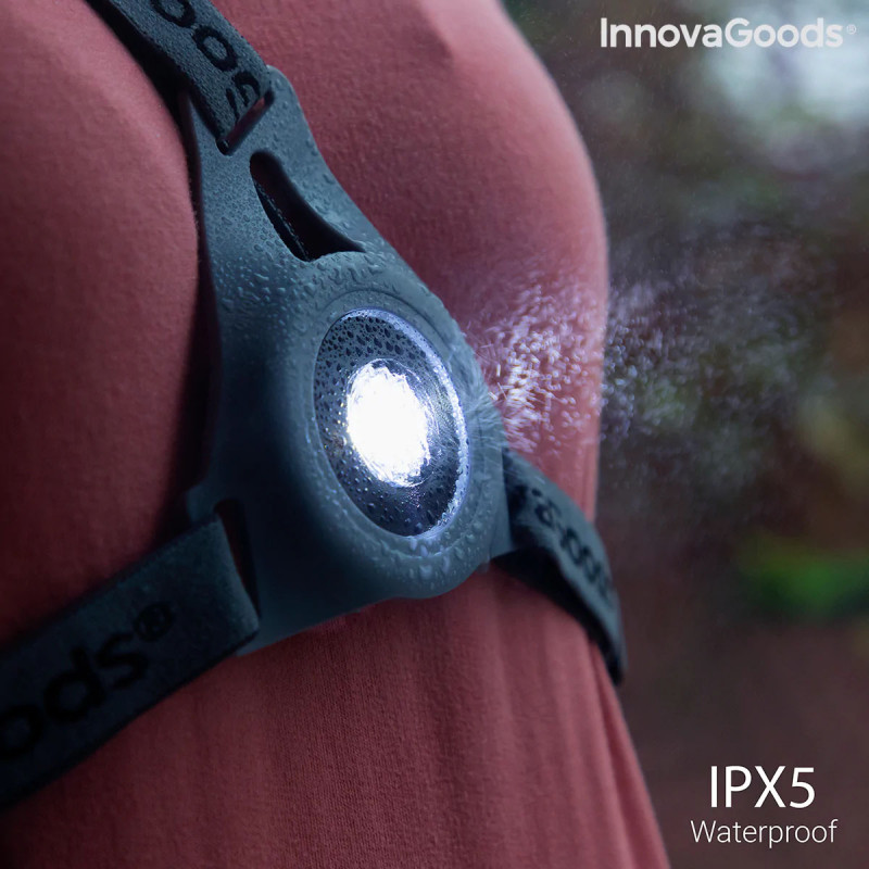 Arnês Desportivo com Luzes LED Safelt InnovaGoods 6