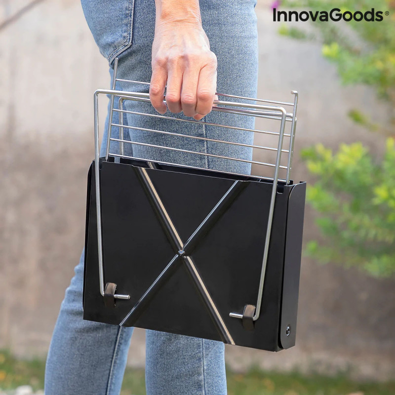 Mini Grelhador Dobrável Portátil para Carvão Foldecue InnovaGoods 4