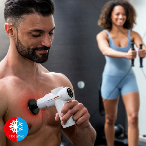 Pistola Massagem Muscular com Frio e Calor Hokgun InnovaGoods