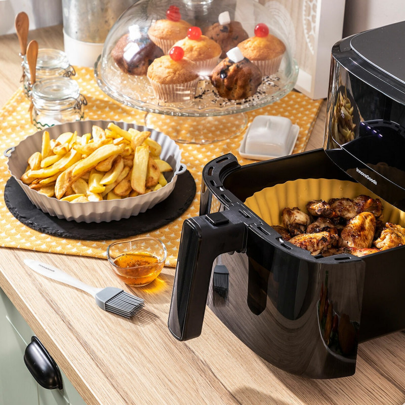 Cestos de Silicone com Pincel para AirFryers InnovaGoods - 2 Unidades 3