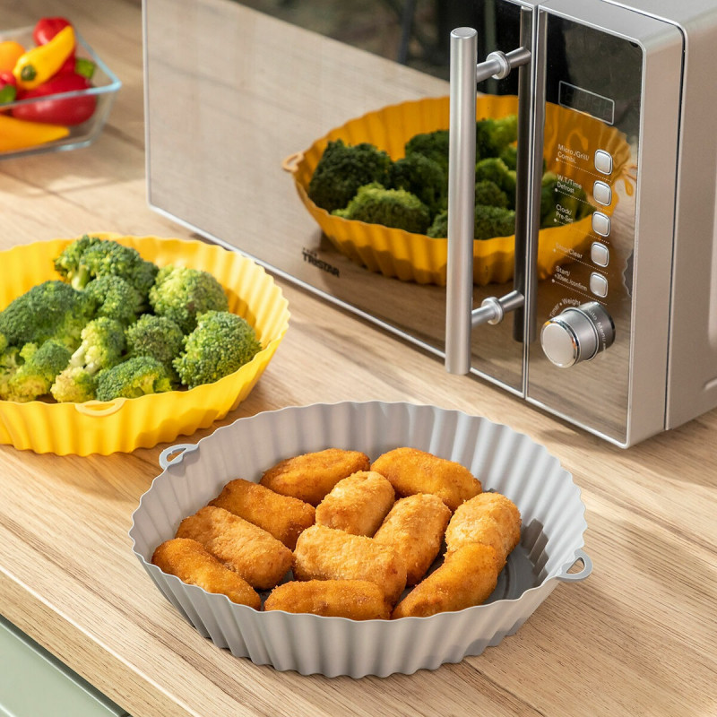 Cestos de Silicone com Pincel para AirFryers InnovaGoods - 2 Unidades 6