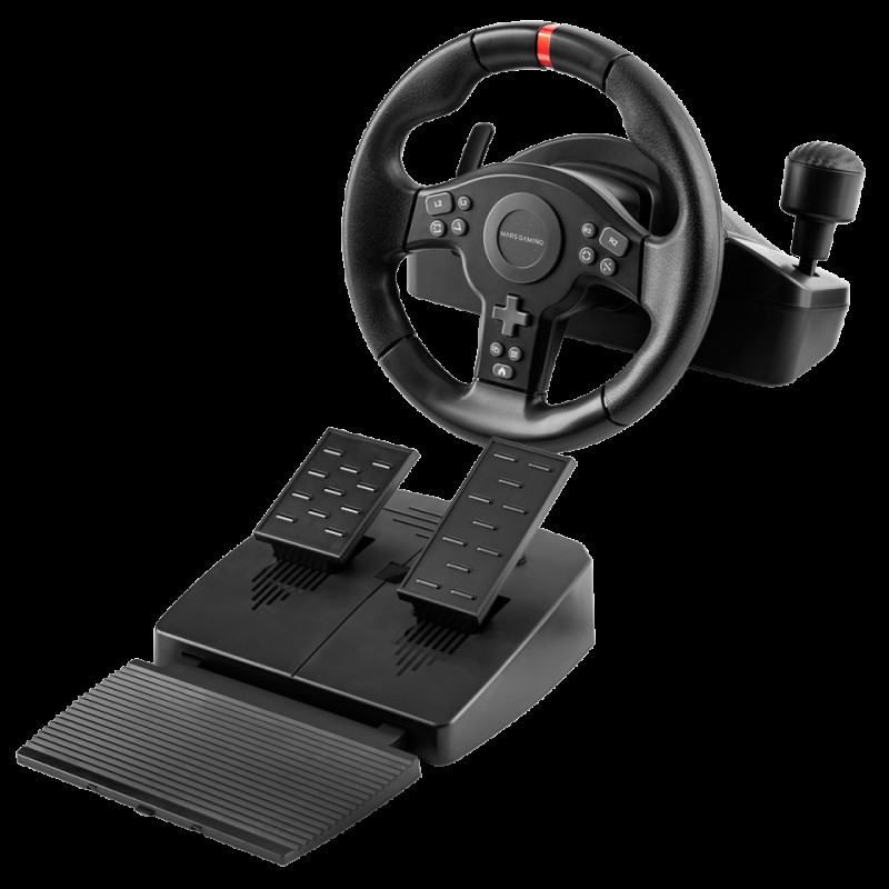 Volante Mars Gaming MWH-RSXONE Racing Wheel PC/PS4/Xbox Series X/S Preto 6