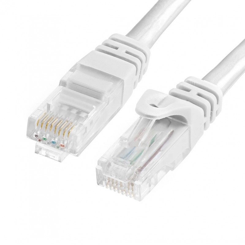 Cabo Rede 2 metros RJ45 cat6E UTP Gembird Cablexpert Branco 1