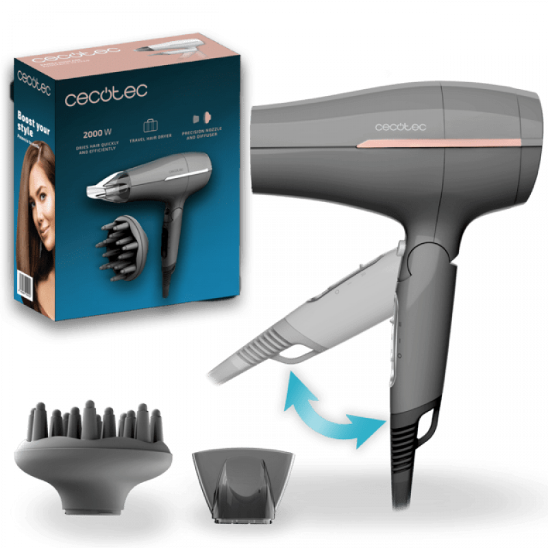 Secador Cabelo Cecotec IoniCare Power&Go Heaven 2000W 6