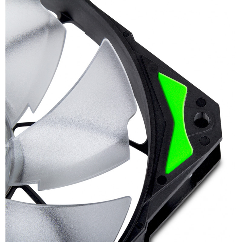 Ventoinha Nox Hummer H-fan 120 LED Green 1