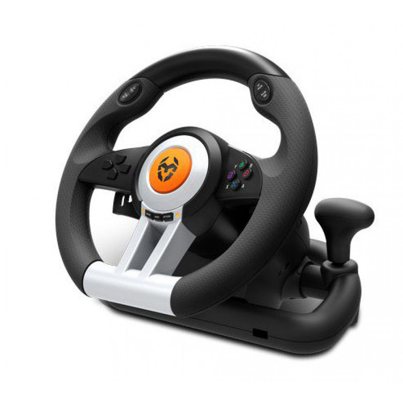 Volante + Pedais Krom K-Wheel Multiplataforma 2