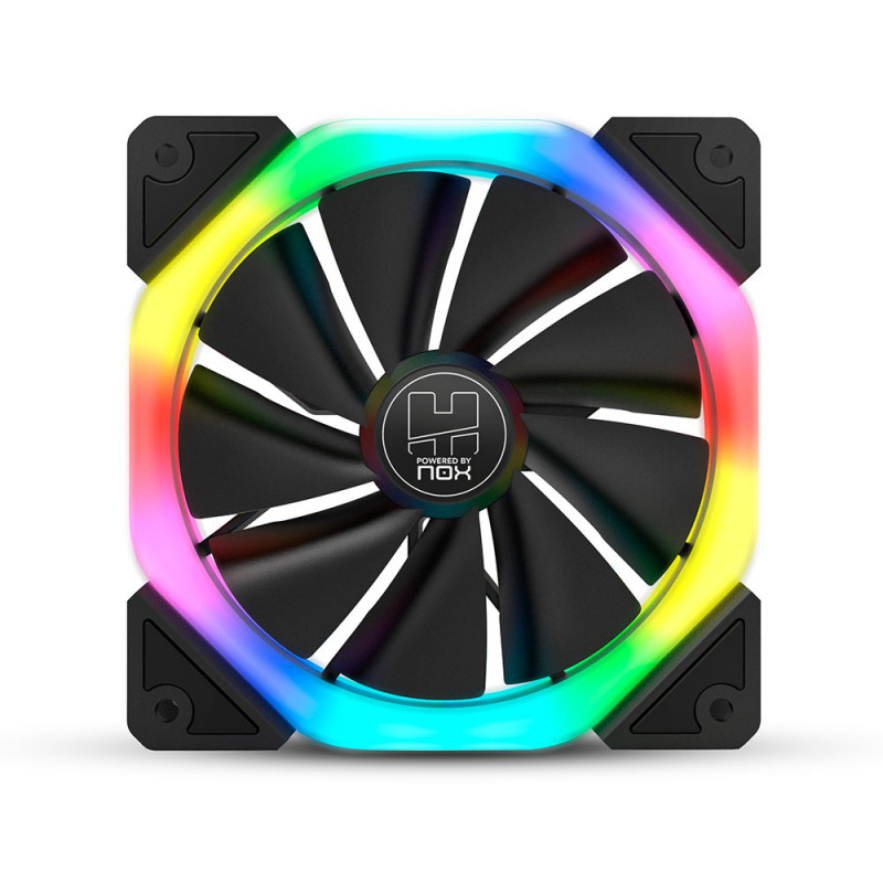 Ventoinha 120mm Nox 1100RPM D-Fan RGB 6 Pinos PWM 1