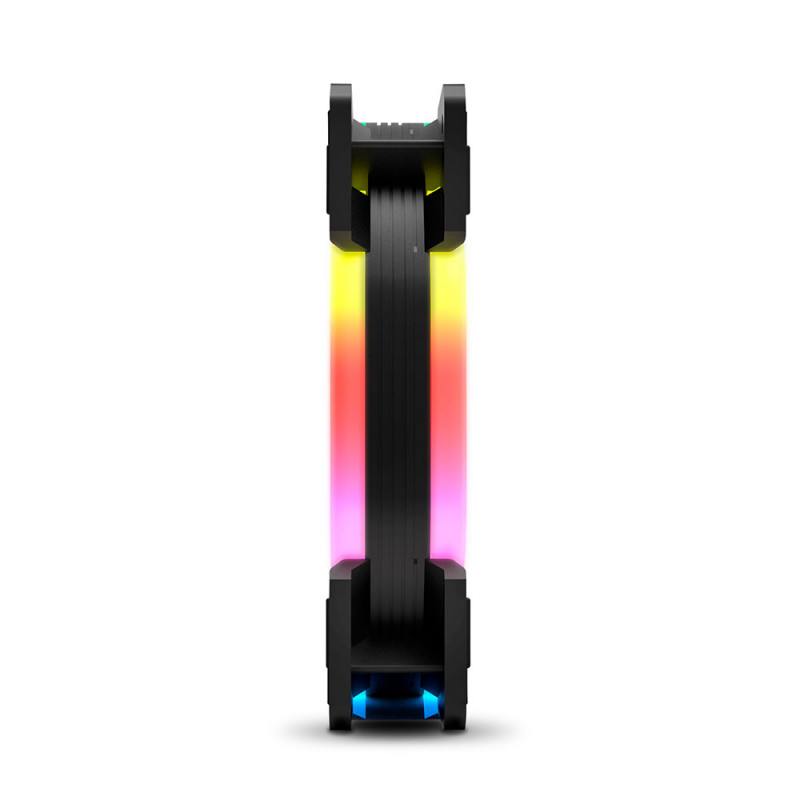 Ventoinha 120mm Nox 1100RPM D-Fan RGB 6 Pinos PWM 5