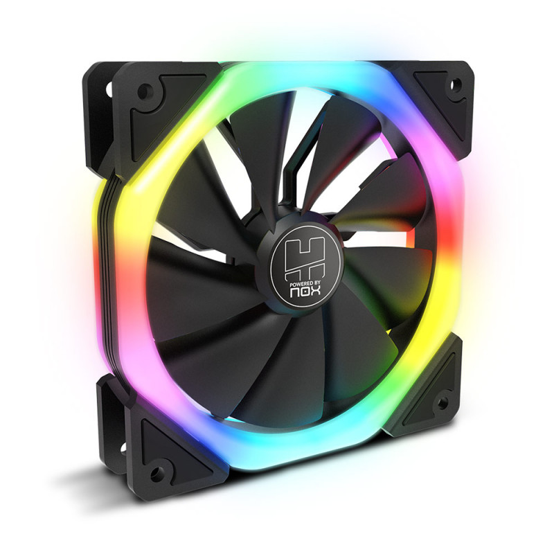 Ventoinha 120mm Nox 1100RPM S-Fan ARGB 3 Pinos 4
