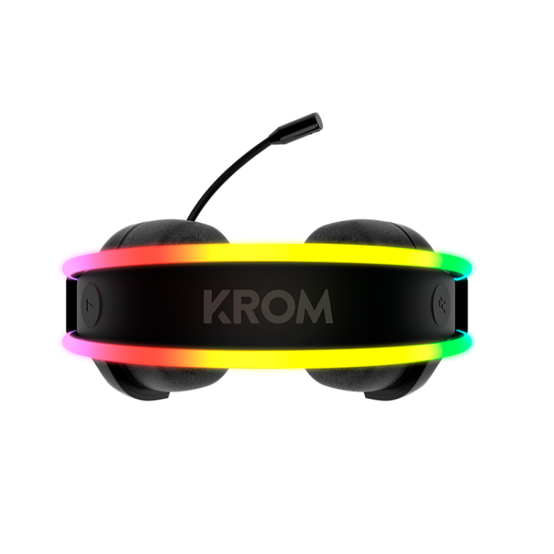 Auscultador Krom KLAIM RGB Gaming Preto 2