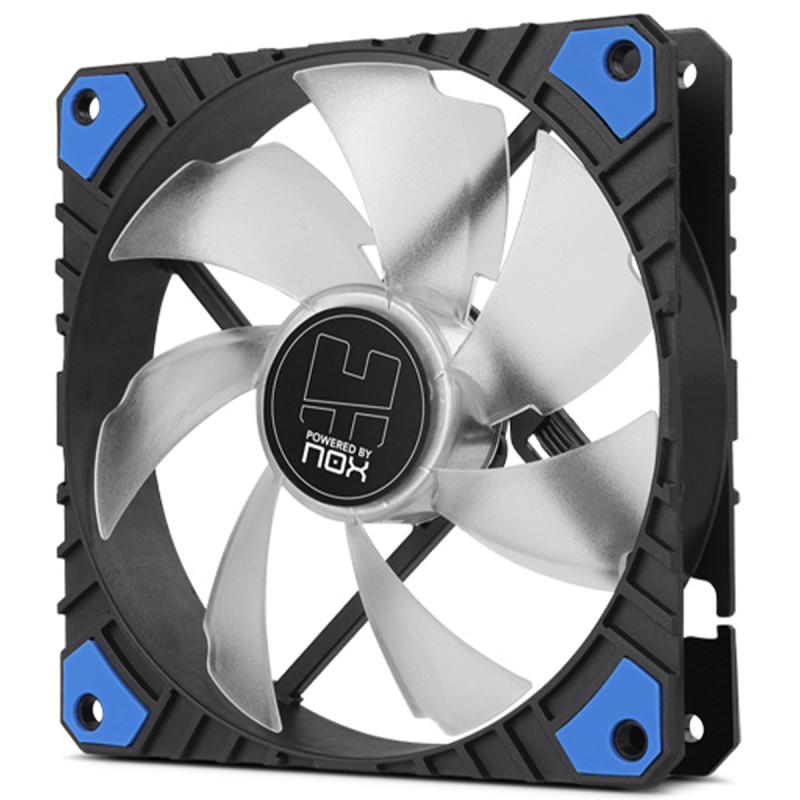 Ventoinha Nox Hummer H-fan Pro 120 PWM LED Blue 3