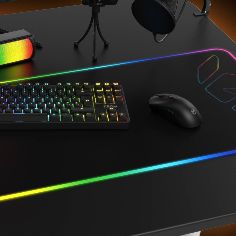 Rato Ótico Krom Klever Superlight Wireless Gaming 10000DPI Preto 5