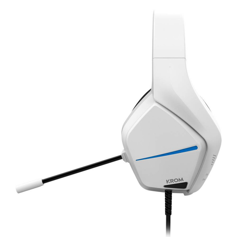 Auscultadores Krom Kopa Move 2.0 Gaming PC / PS4 / PS5 / Switch Branco 5
