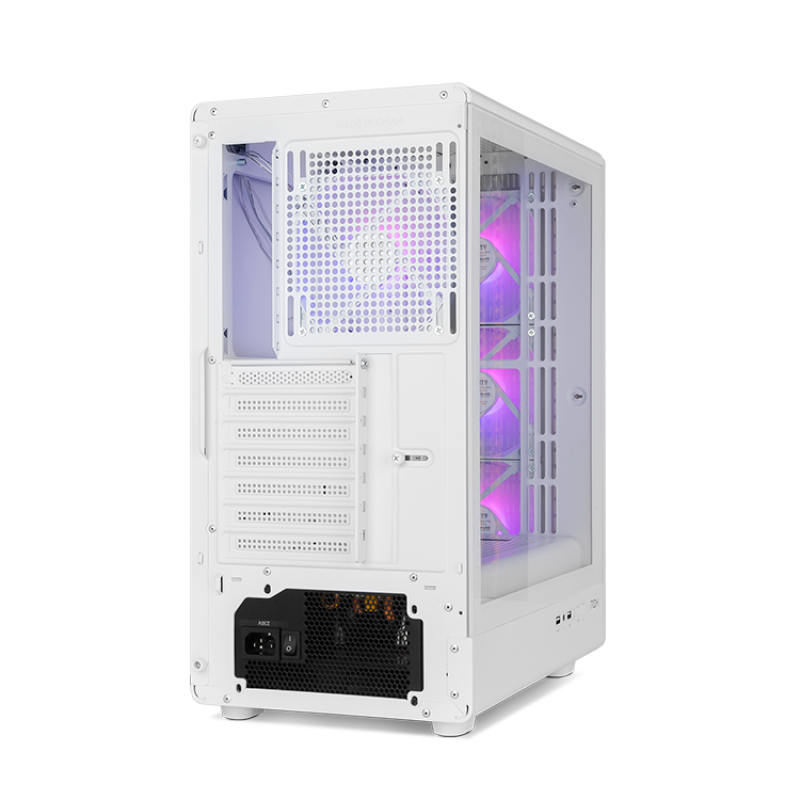 Caixa ATX Nox MESH INFINITY IOTA ARGB Branca 1