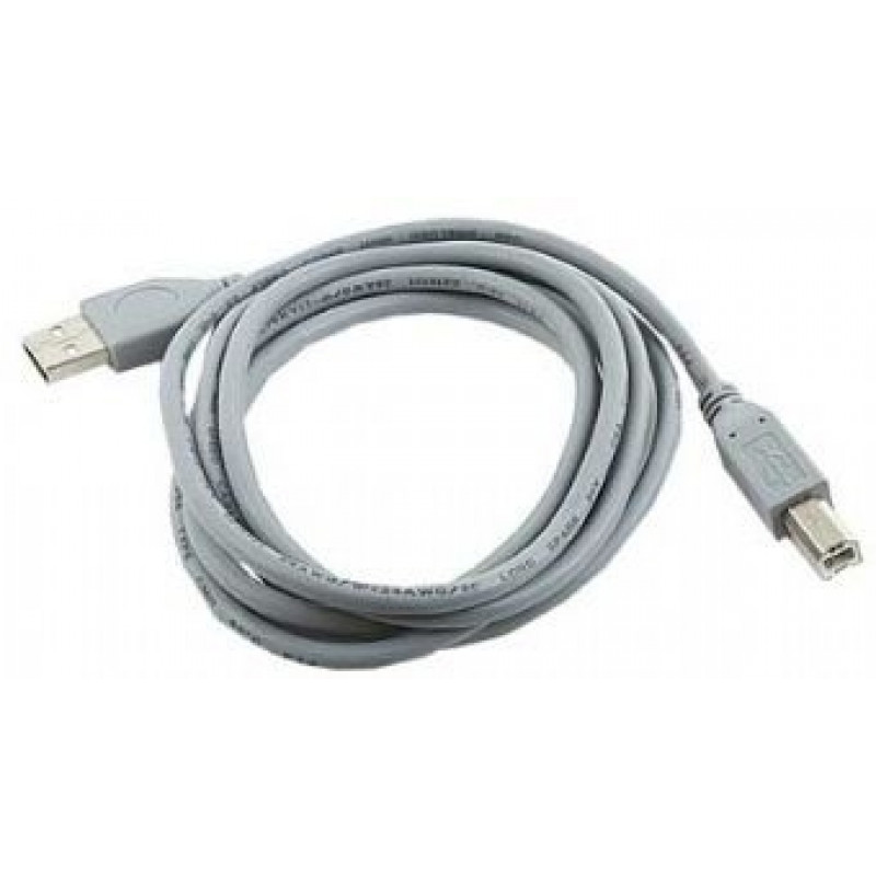 Cabo USB para Impressora (A-B) 1.8 metros Gembird Cinza 1