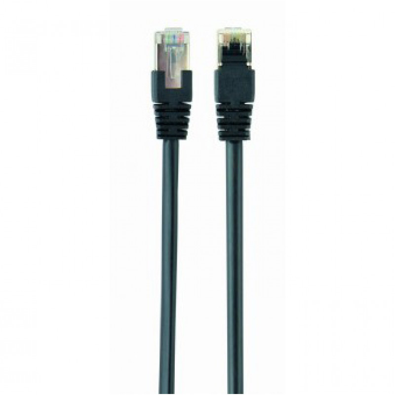 Cabo Rede 0.5 metros RJ45 cat6E FTP Gembird Cablexpert Preto 1