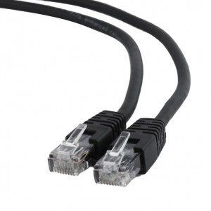Cabo Rede 0.5 metros RJ45 cat6E UTP Gembird Preto