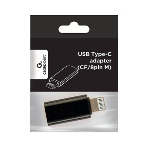 Adaptador Gembird A-USB-CF8PM-01 USB-C para Lightning