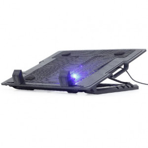 Base de Refrigeração e Stand p/ Portáteis até 17'' Ajustável Gembird