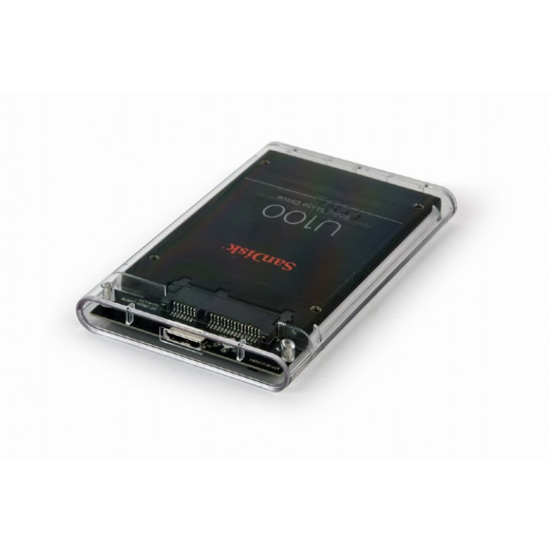 Caixa Externa Gembird 2.5´ SATA USB3.0 Transparente 5